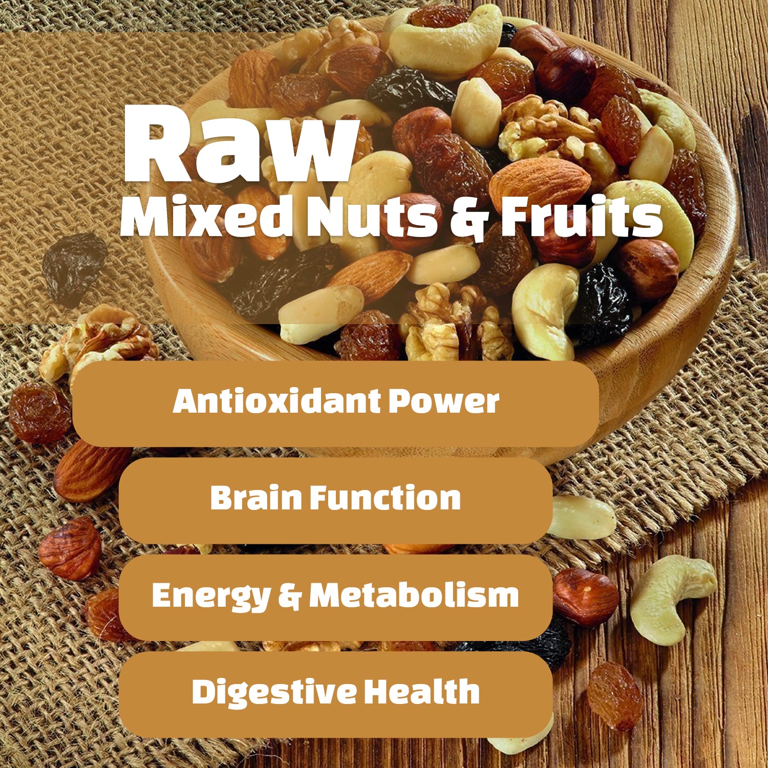Raw Mixed Nuts & Fruits