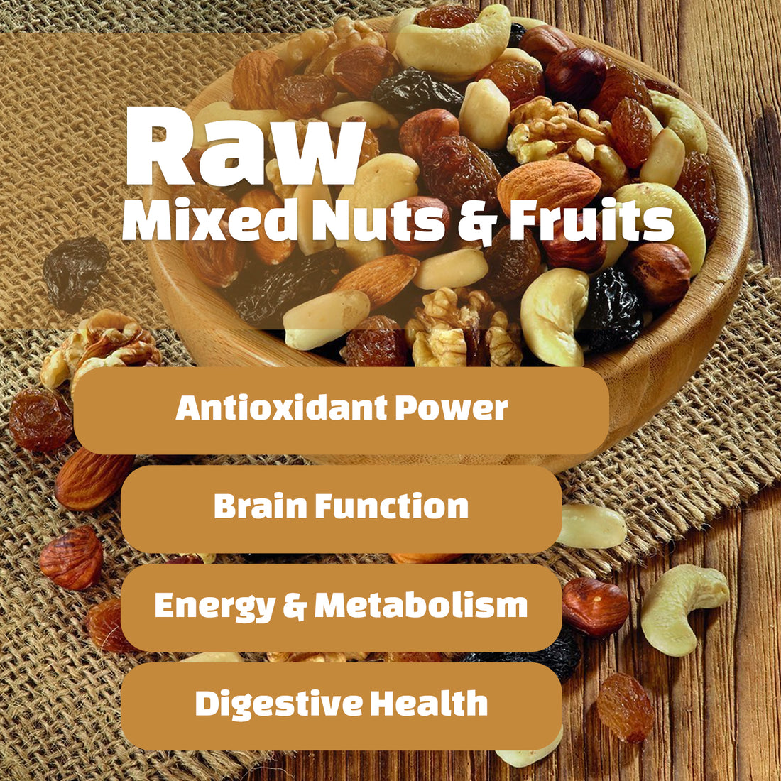 Raw Mixed Nuts & Fruits