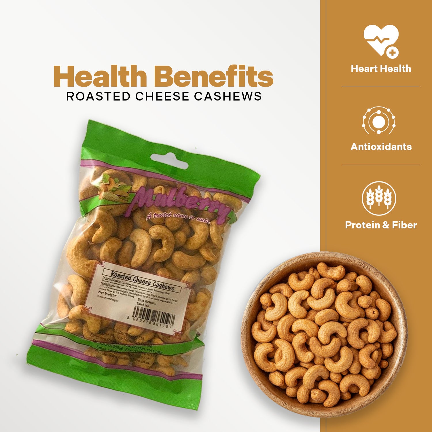 Roasted Cheese Cashews