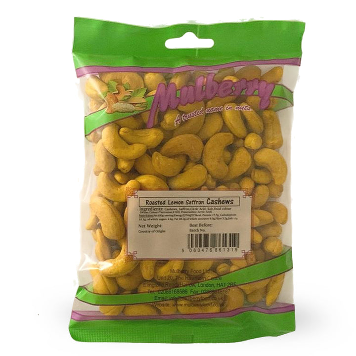 Roasted Saffron & Lemon Cashews