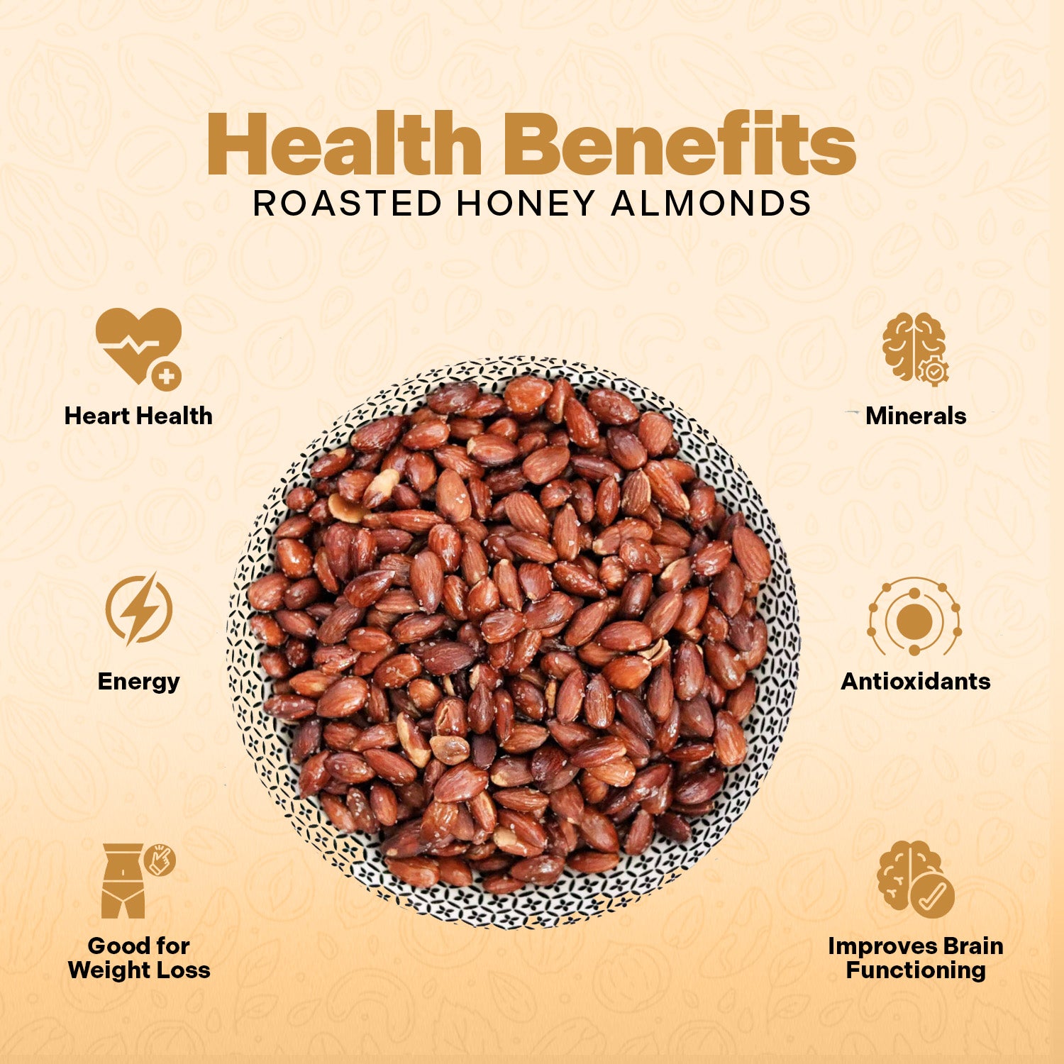 Roasted Honey Almonds
