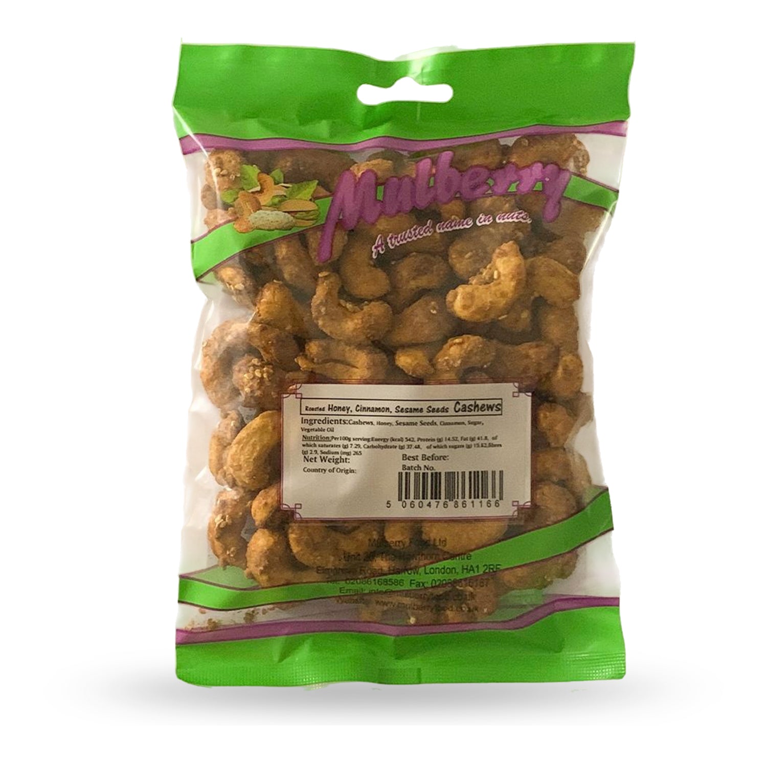 Honey, Cinnamon, Sesame Seeds Cashews