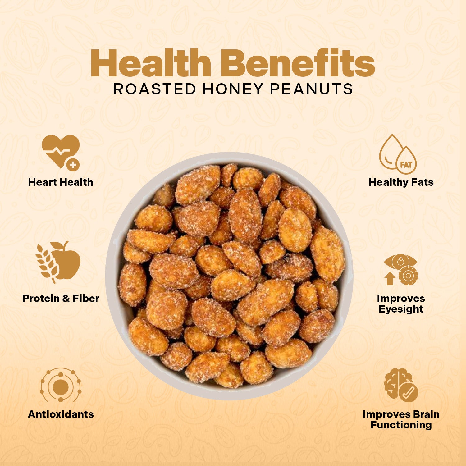Roasted Honey Peanuts
