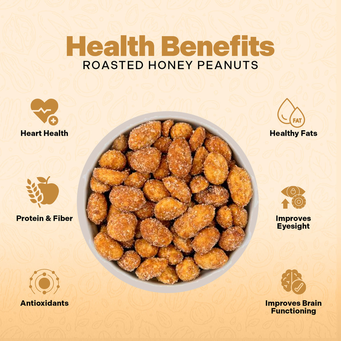 Roasted Honey Peanuts