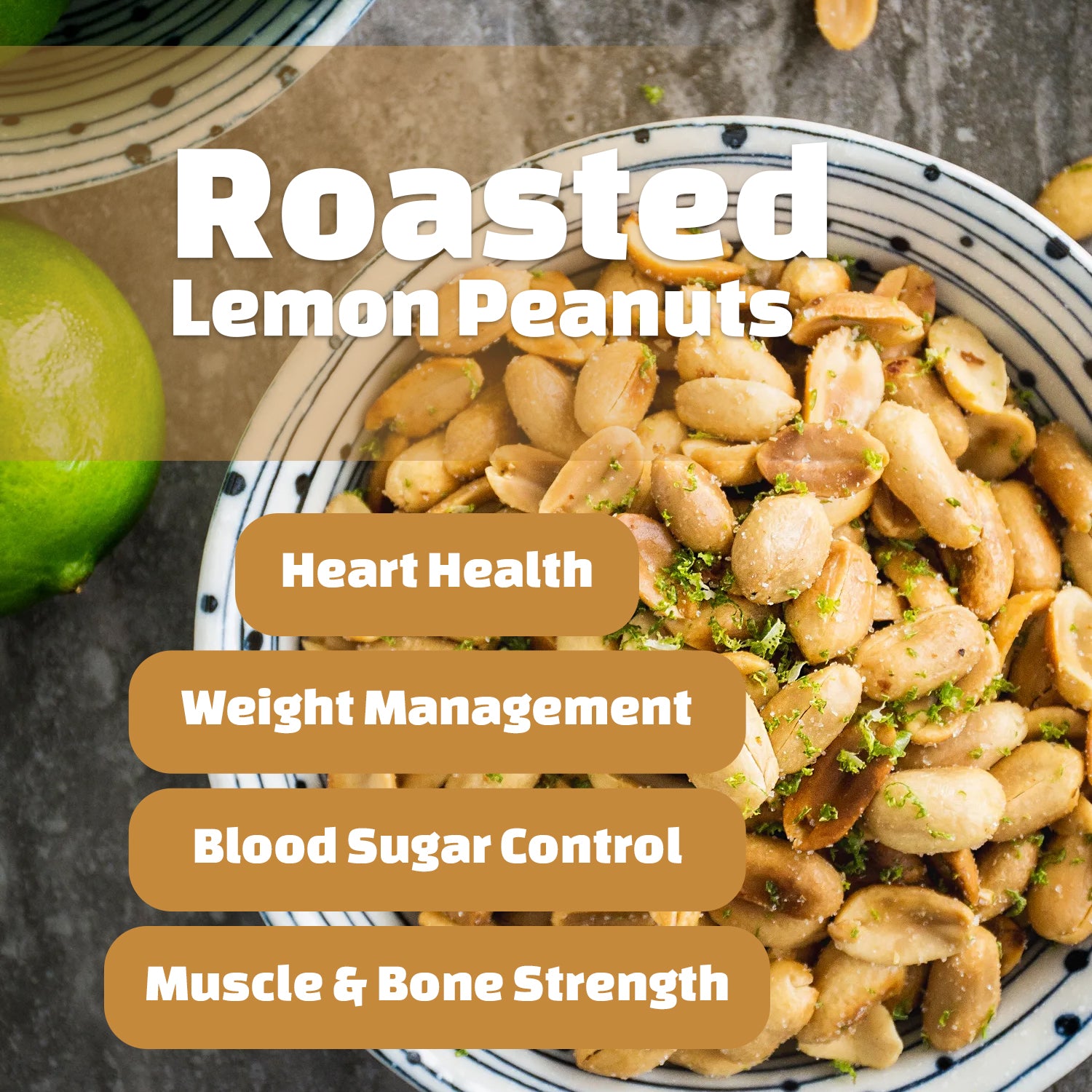 Roasted Lemon Peanuts