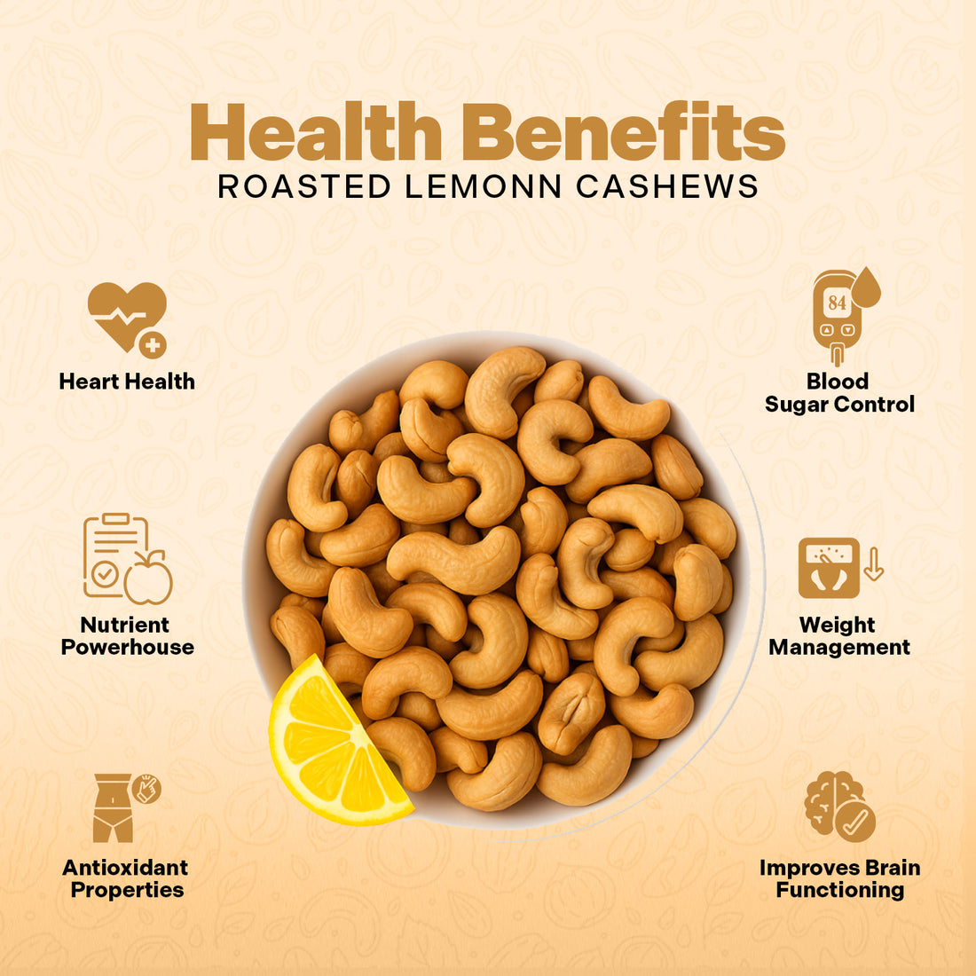 Roasted Saffron & Lemon Cashews