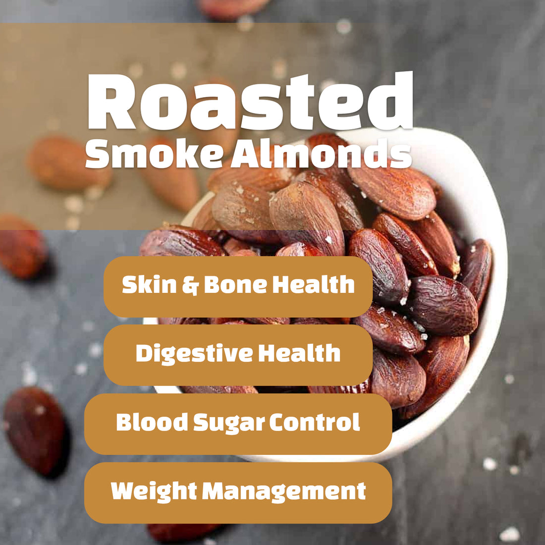 Roasted Smoked Almonds