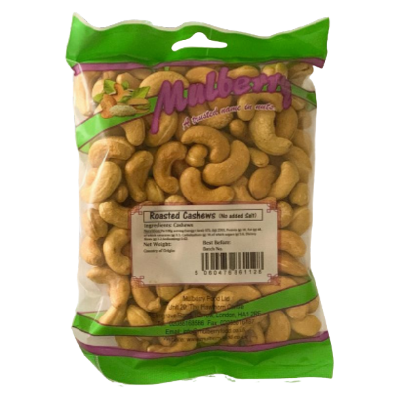 Roasted Cashews (No Added Salt)