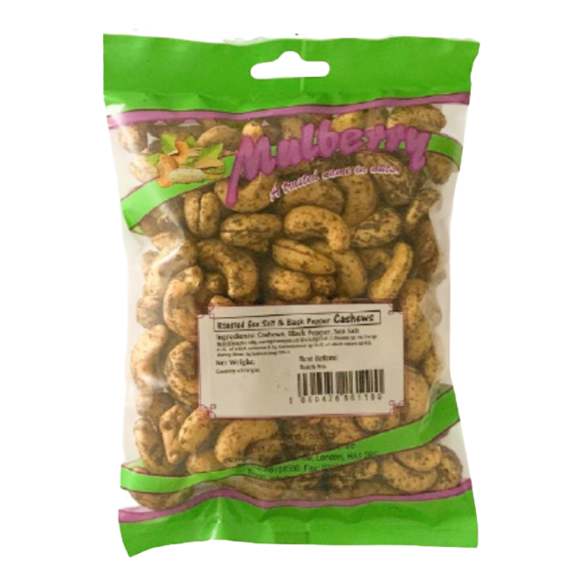 Roasted Sea Salt & Black Pepper Cashews