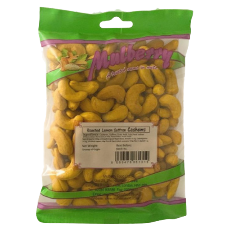 Roasted Saffron & Lemon Cashews