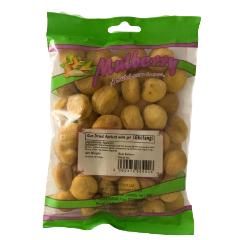 Sun Dried Apricots With Pit (Gholang)