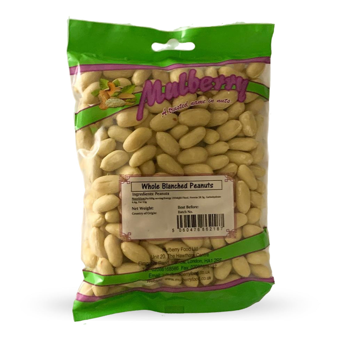 Whole Blanched Peanuts